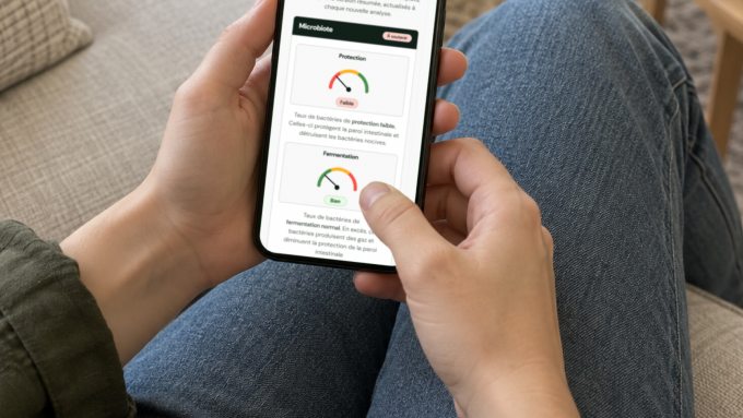 Rapport d'analyse Symp consulté sur un téléphone